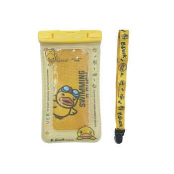 BDUCK Waterproof Phone Bag Rainproof Diving Swimming Sealed Phone Case - Yellow (87286)