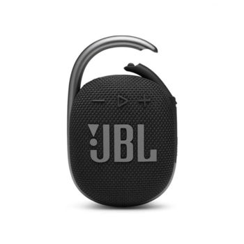 JBL Clip 4 Ultra-portable Waterproof Speaker - Black (JBLCLIP4BLK)