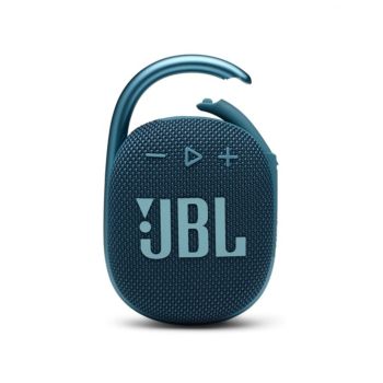JBL Clip 4 Ultra-portable Waterproof Speaker - Blue (JBLCLIP4BLU)
