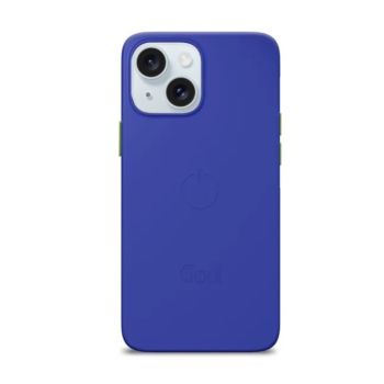 Goui iPhone 15 Case Azure Blue With Free Strap | G-MAGENT15-AB
