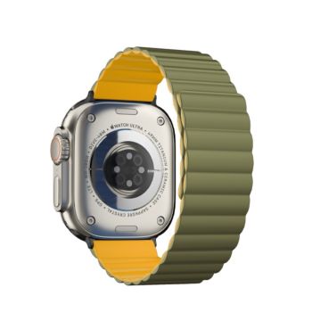 Asli Global Magnetic Band Dual Color For Apple Watch 45/49mm Yellow Green | 804888