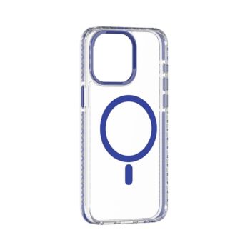 ZGA iPhone 15 Protective Case with Camera Metal Frame - Blue | 756944