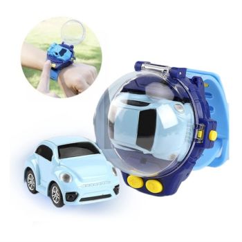 Car Toy RC Mini Remote Control Car Watch - SkyBlue&Blue (8680 BLSB)