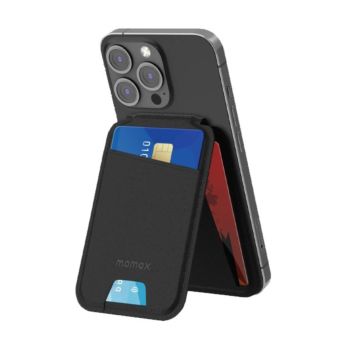 Momax 1 Wallet Magnetic Stand Car Holder Black | SR29D
