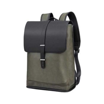 Coteci Elegant Series Two Color Backpack Black Green (14039-BG)