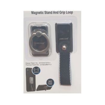 Magnetic Stand AND Grip Loop - Black (CPS-022BLK)