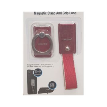 Magnetic Stand AND Grip Loop - RED (CPS-022R)