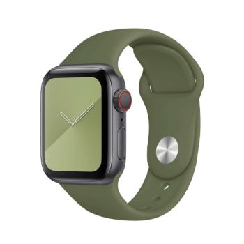 Coteetcl 44/45MM For Apple Watch Silicone - Khaki