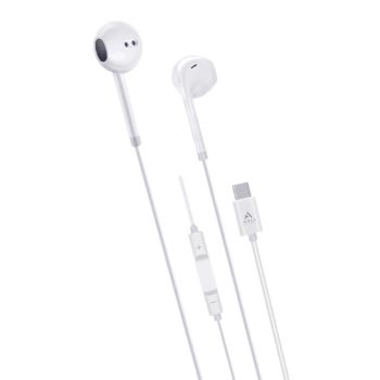 Asli Global Type-c Dedicated In-line Earphone 1.2m White - AS-CER