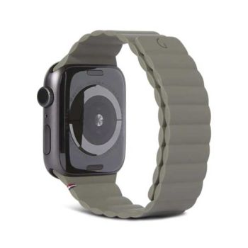 Decoded Apple Watch Band 49MM - 45MM  Silicone Traction Lite Band - Olive (D22AWS44TSL3SOE)