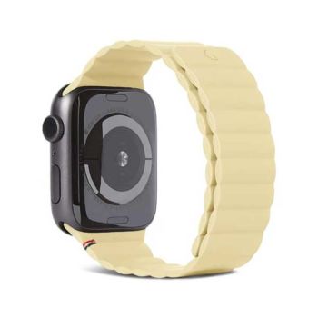 Decoded Apple Watch Band 49MM - 45MM  Silicone Traction Lite Band - Sweet Corn (D23AWS45TSL3SSN)