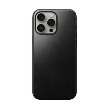 Nomad iPhone 15 Pro Max Modern Leather Case Black | NM01618485