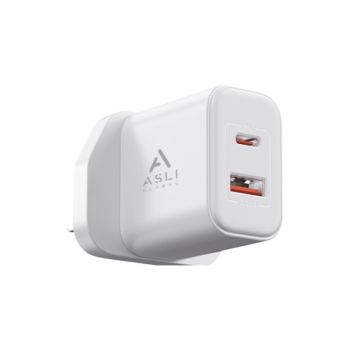 Asli Global 20W PD ThunderVolt USB-C Wall Charger - White (HC-20W)