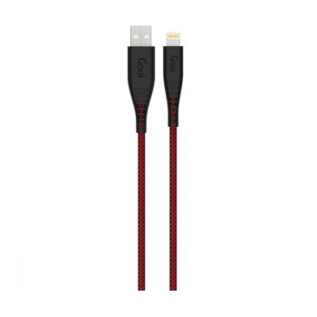 Goui FLEX 8 PIN USB Cable 1.5mtr Black/Red | G-NT15-8PIN-R