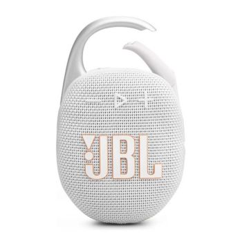 JBL Clip 5 Ultra-portable Waterproof Speaker White