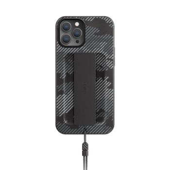 Uniq iPhone 12 & 12 Pro Heldro DE Case - CHARCOAL CAMO 