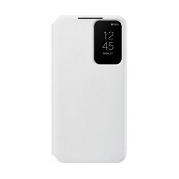 Samsung Galaxy S22+ Smart Clear View Cover - White (EF-ZS906CWEGWW)