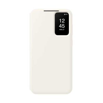 Samsung Galaxy S23+ Smart View Wallet Case - Cream (EF-ZS916CUEGWW)