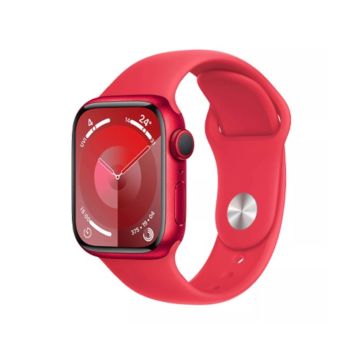 Apple Watch Series 9 45mm Red Sport Band S/M Cellular - MRYE3