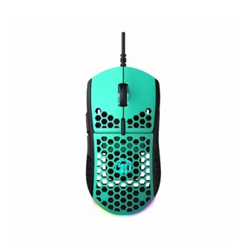 Gamertek GM16 Ultralight Precision Wired Gaming Mouse - Mint