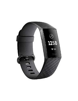 Fitbit Charge 3 Fitness Wristband Including Small and Large - Black (FB409GMBK-EU)