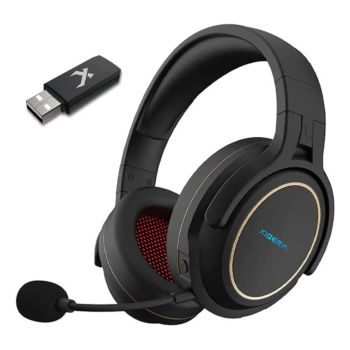 Xiberia Wireless Gaming Headset with Microphone - Black (G01PRO)