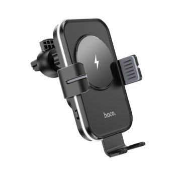 Hoco Buddy Smart Wireless Charging Car Holder - Black Gray (CA80 BG)