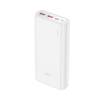 HOCO Mobile Power Bank 20000mAh Charging Smartphones Portable Travel - White (J80A W)