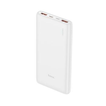 Hoco Power Bank 10000mAh Charging Smartphones Portable Travel - White (J80 W)
