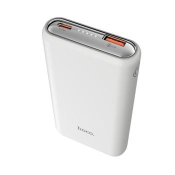 HOCO Power bank Fast Charge PD3.0 + QC3.0 10000mAh Charging Smartphones - White (Q1 W)