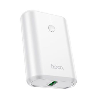 HOCO Power bank Fast Charge PD20W + QC3.0 10000mAh Charging Smartphones Portable Travel - White (Q3 W)
