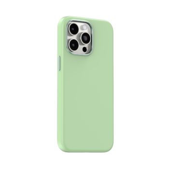 Asli Global iPhone 15 Pro Max Liquid Silicone Magsafe Cover Light Green | 800729