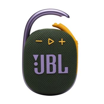 JBL Clip 4 Ultra-portable Waterproof Speaker - Green (JBLCLIP4GRN)