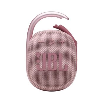 JBL Clip 4 Ultra-portable Waterproof Speaker - Pink (JBLCLIP4PINK)