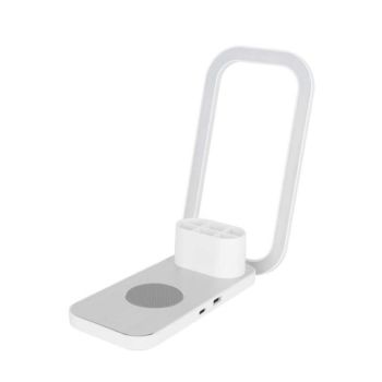 MultiFunction 3 in 1 Desk lamp with Wireless Charger -White (JK-B002)