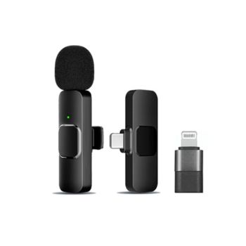 K8 Wireless Microphone with Type-c & Lightning Adapter - (K8 CL)