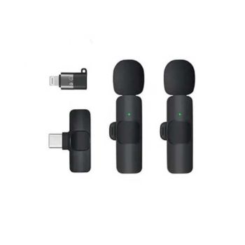 K9 iPhone And Type-c With Double Mic Wireless Microphone - (K9 CLD)