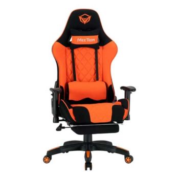 MEETION Gaming Chair With Adjustable Handrail Black + Orange (MT-CHR25 BOR)