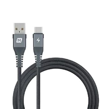 Momax Elite Link 2M USB-A to USB Type-C Cable - Black (DA18E)