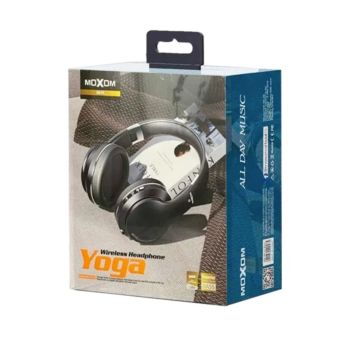 Moxom Yoga Wireless Headphone - Black (MX-WL55)