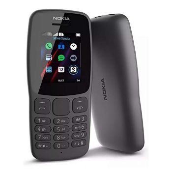 Nokia 106 4MB Phone - Gray (N 106 GRY B)