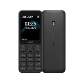 Nokia 125 Phone - Black (N 125 B B)