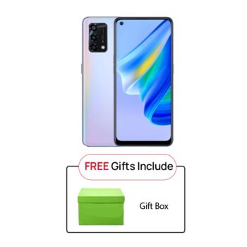 Oppo A95 128GB 8GB RAM Glowing Rainbow Silver - With Free Gift 