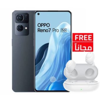 OPPO Reno7 Pro 5G 256GB 12GB Black LOOP -  With Free Gift  