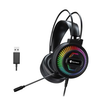 Pantsan Virtual Gaming RGB Headset PC Gaming - Black (PSH-400)