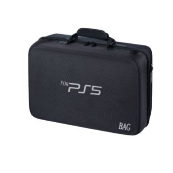 PS5 Bag For Console Backpack for Controllers, Monitor, Headset , Game discs, Charger and its Accessories - Black