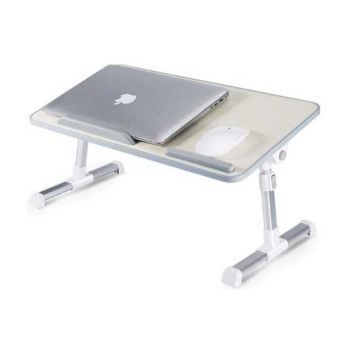 Ergonomic Adjustable Laptop Stand Foldable and Portable - Gray (Q8 DESK GR)