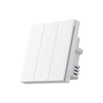 Aqara Smart Wall Switch H1 Triple Rocker (No Neutral) - (QBKG29LM)