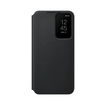 S22 Plus Smart Clear View Cover - Black (EF-ZS906CBEGWW)