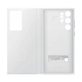 S22 Ultra Smart Clear View Cover - White (EF-ZS908CWEGWW)